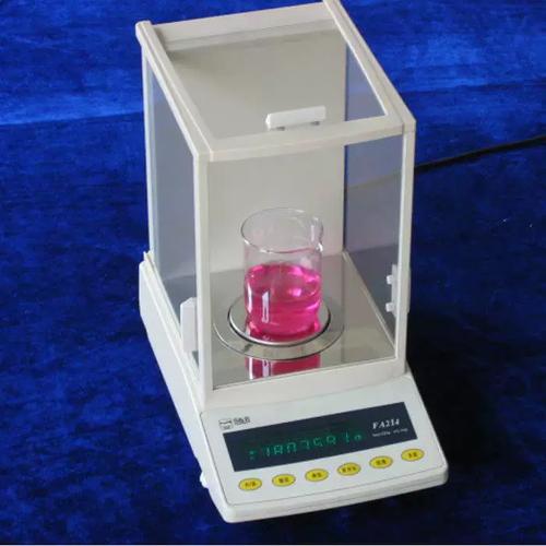 上海豪晟fa114万分之一电子分析天平110g/0.1mg实验室分析天平
